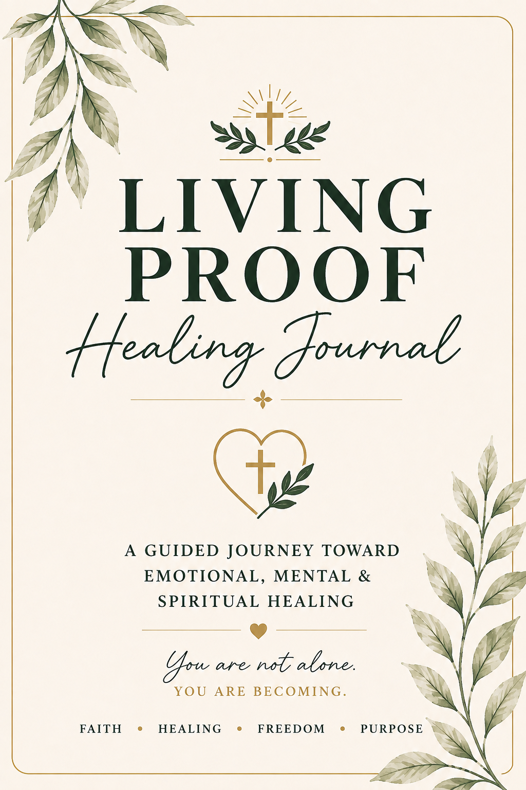 Living Proof Healing Journal | A Guided Journey Toward Emotional, Mental & Spiritual Healing
